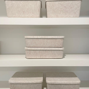 SortJoy The Long Tray | Sculpted Long Lid Stone