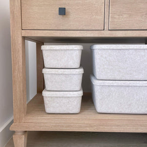 SortJoy The Long Tray | Sculpted Long Lid Stone