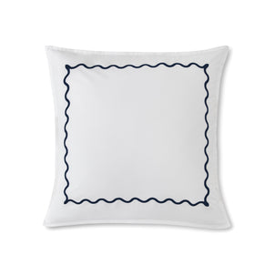 Ripple Sham Set of 2 Navy|2 Euro Shams|Customizer
