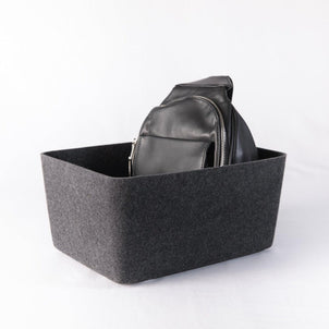 SortJoy The Sculpted Bin - Wide Carbon