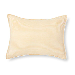 Seersucker Stripe Sham Set of 2 Yellow (Seersucker)|2 King Shams|Customizer