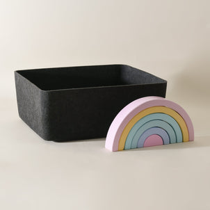 SortJoy The Sculpted Bin - Large Carbon