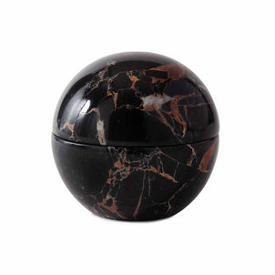 Athenas Bath Accessories Black|Cotton Jar