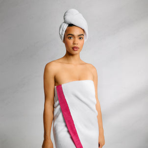 Dormify Coolidge Towels Hot Pink