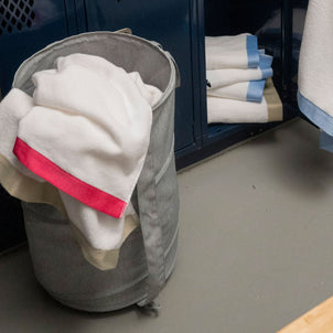 Dormify Rolling Pop Up Hamper Grey