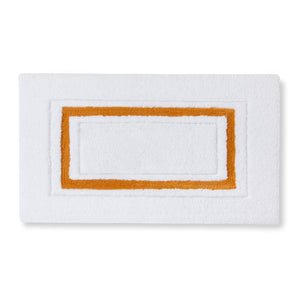 Framed Stripe Bath Rugs Gold (Frame Stripe)