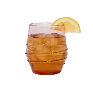 Juliska Amalia Acrylic Small Tumbler, Set of 4 Coral
