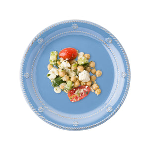 Juliska Berry & Thread Melamine Salad Plate, Set of 4 Chambray