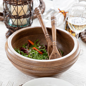 Juliska Bilbao Wood Salad Servers Wood (Juliska)