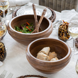 Juliska Bilbao Wood Salad Servers Wood (Juliska)