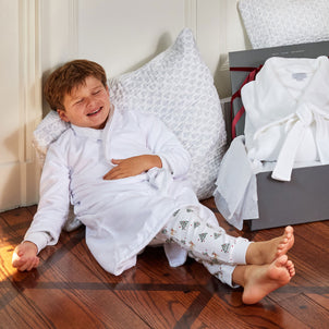 Hotel Spa Robe White|Kids 4-7