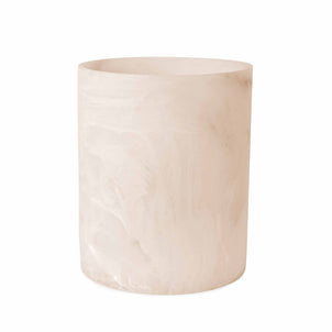 Luna Bath Accessories Pale Pink|Waste Basket