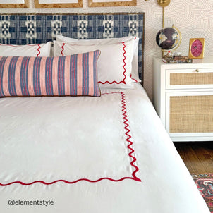 Ripple Duvet Poppy