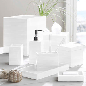 Cabana White Bath Accessories Default