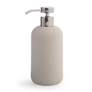 Fillmore Bath Accessories Ivory/Black|Lotion Dispenser