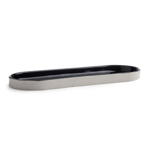Fillmore Bath Accessories Ivory/Black|Tray