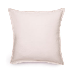Linen - Bamboo Sham Set of 2 Powder Pink|2 Euro Shams