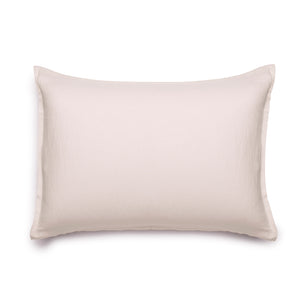 Linen - Bamboo Sham Set of 2 Powder Pink|2 Standard Shams