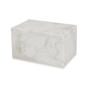 Marmol Bath Accessories White|Large Vanity Box