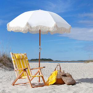 Business & Pleasure Co. The Premium Beach Umbrella - Antique White Antique White