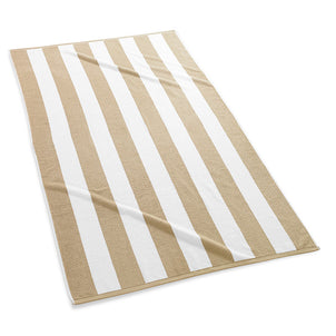 Cabana Stripe Beach Towels Sand|customizer