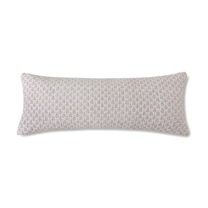 Iris Block Lumbar Pillow Cover Taupe