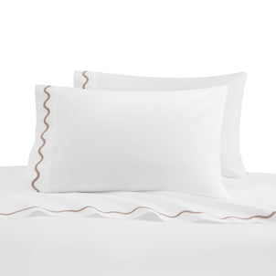 Ripple Pillowcase Set of 2 Taupe|Standard