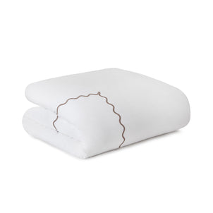 Ripple Duvet Taupe|Twin