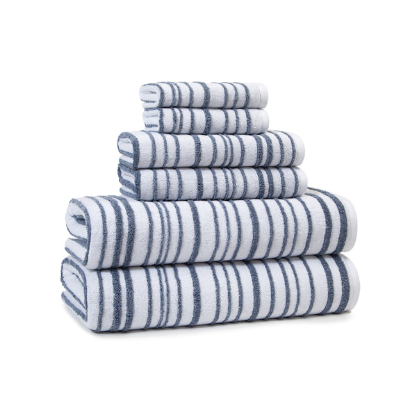 Hudson Stripe Towels Kassatex