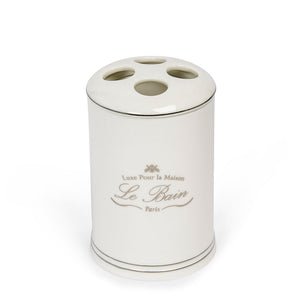 Le Bain Bath Accessories White|Toothbrush Holder