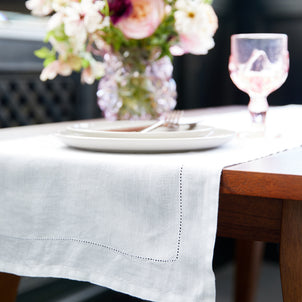 Linen Runner White