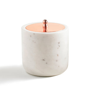 Pietra Bath Accessories White|Cotton Jar
