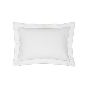 Salerno Embroidered Percale Shams Champagne|1 Boudoir Sham