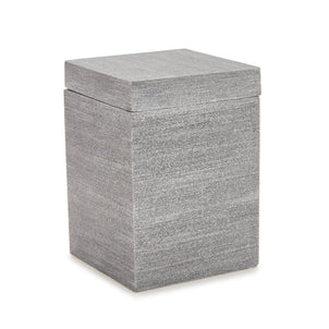 Slate Bath Accessories Grey|Cotton Jar