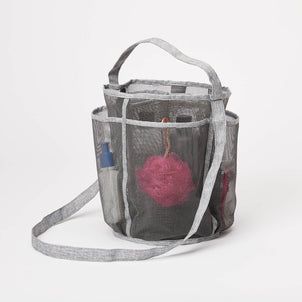 Dormify 7 Pocket Shower Tote Grey