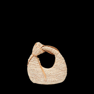 POOLSIDE The Josie Knot Bag - Mixed Natural Default
