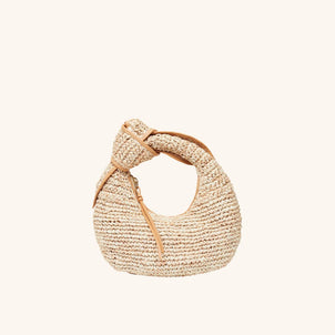 POOLSIDE The Josie Knot Bag - Mixed Natural Default