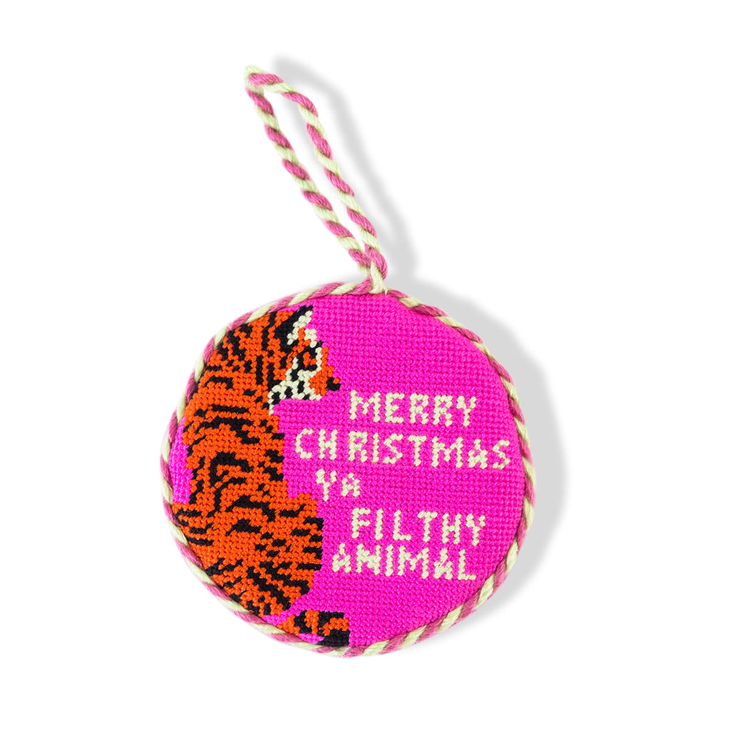 Furbish Studio Filthy Animal Needlepoint Ornament default