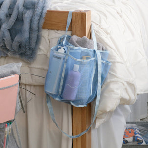 Dormify 7 Pocket Shower Tote Sky Blue (Dormify)