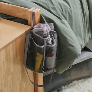 Dormify 7 Pocket Shower Tote Grey