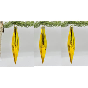 Glass Teardrop Ornaments, Set of 3 Glass Teardrop Ornaments, Set of 3