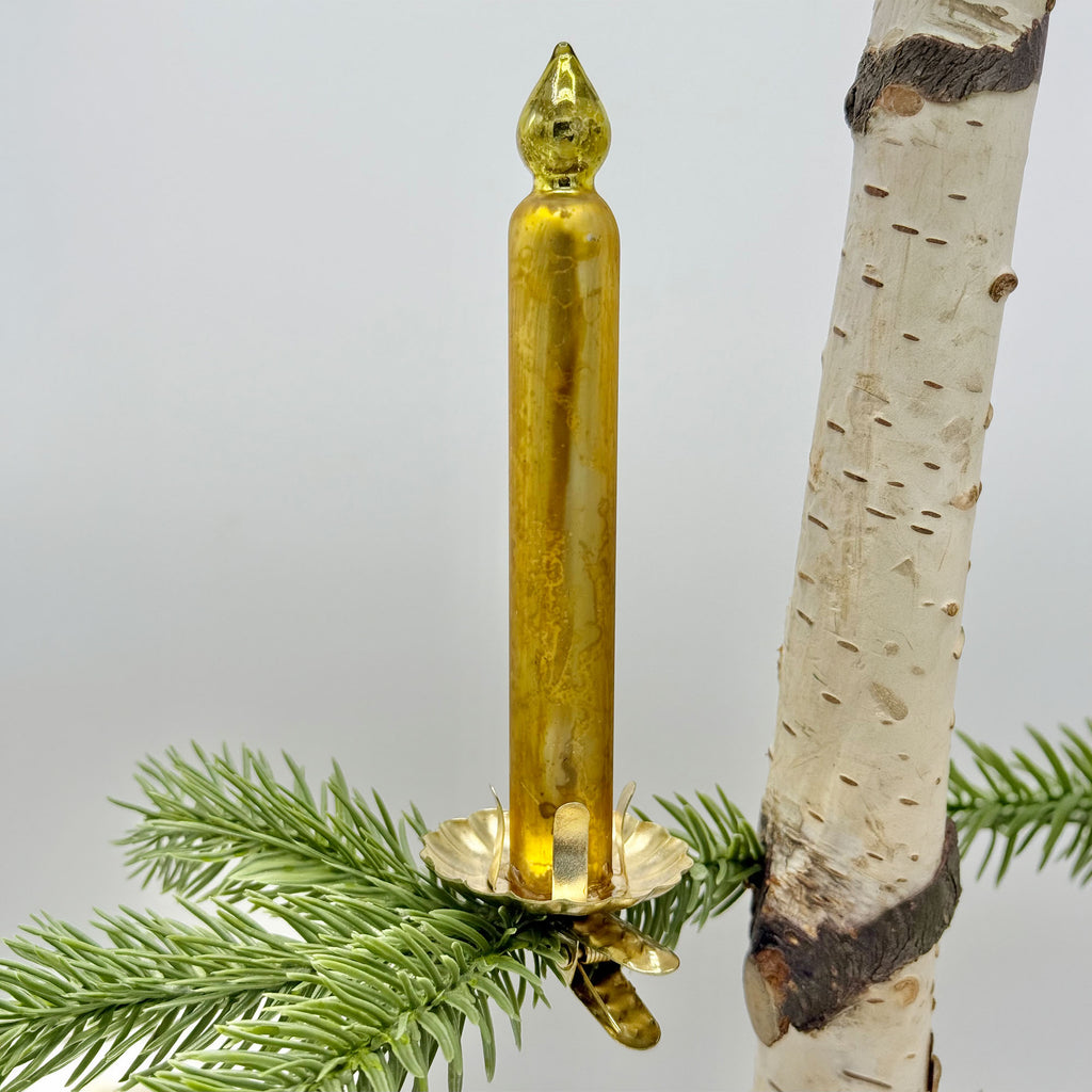 Glass Candlestick Ornament Clips, Set of 6 Multi (Ornaments)