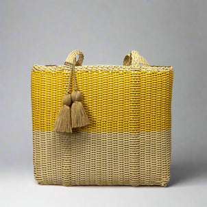 ixoq Cesta Recycled Plastic Color Block Tote ixoq Cesta Recycled Plastic Color Block Tote