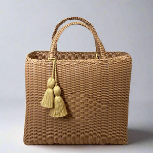 ixoq Cesta Recycled Plastic Solid Tote Cocoa