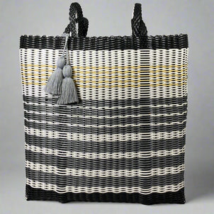 ixoq Cesta Recycled Plastic Gradient Tote Neutrals
