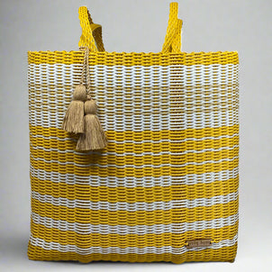 ixoq Cesta Recycled Plastic Gradient Tote Goldens