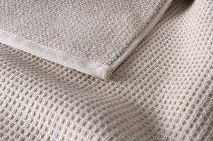 Canal Waffle Towels Mushroom (Canal)