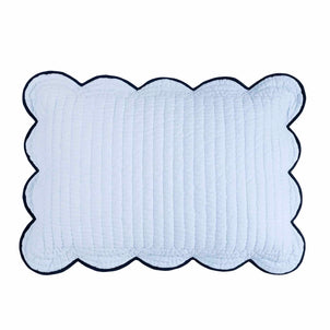 Chairish Quilted Shams Blue / Navy|1 Standard Sham