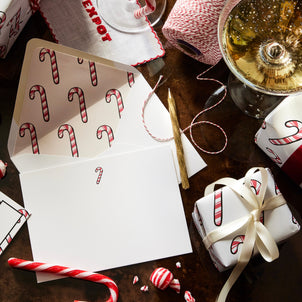 Dear Annabelle Candy Cane Notecards Default