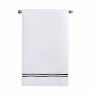 Prestige Embroidered Towels White/Black|customizer